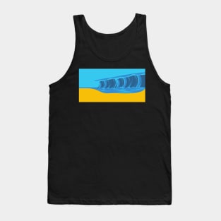 Beach Tidal Wave Tank Top